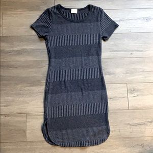 Ribbed Tee Dress